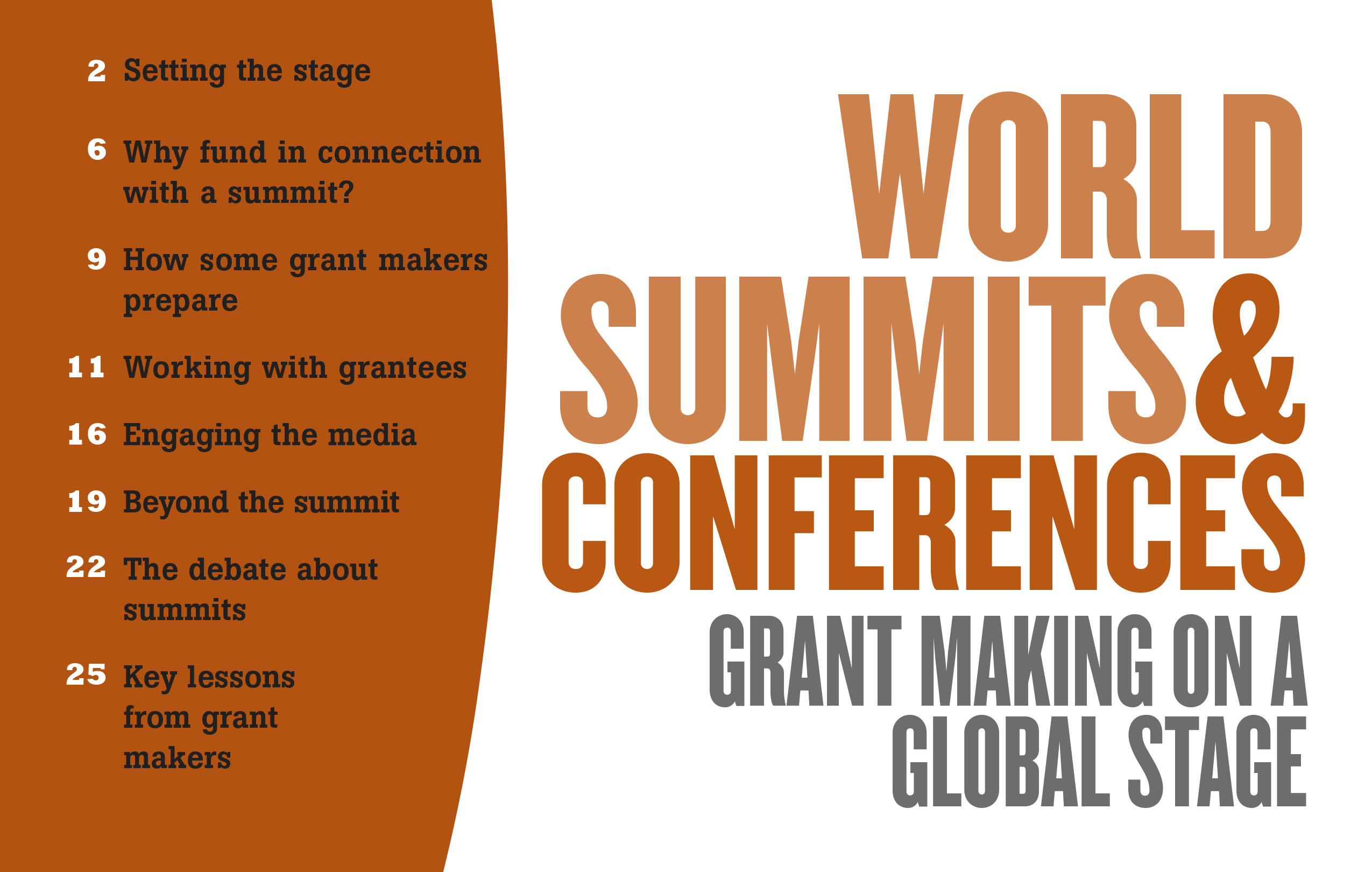 World Summits and Conferences