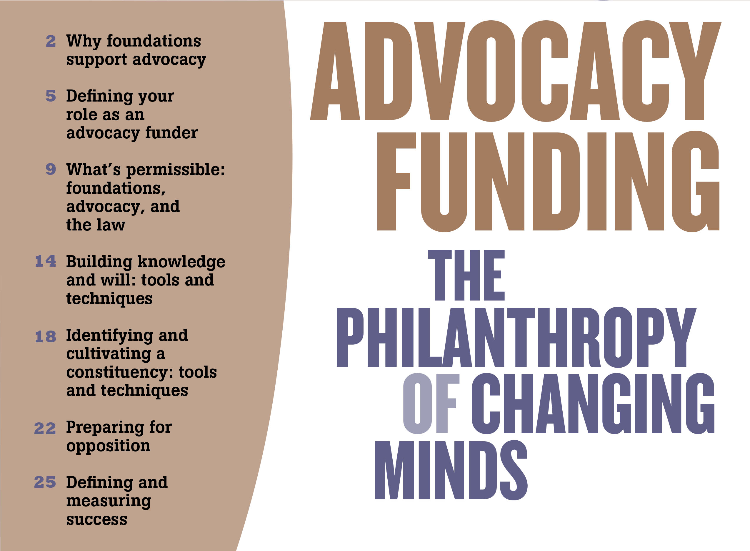 Advocacy Funding