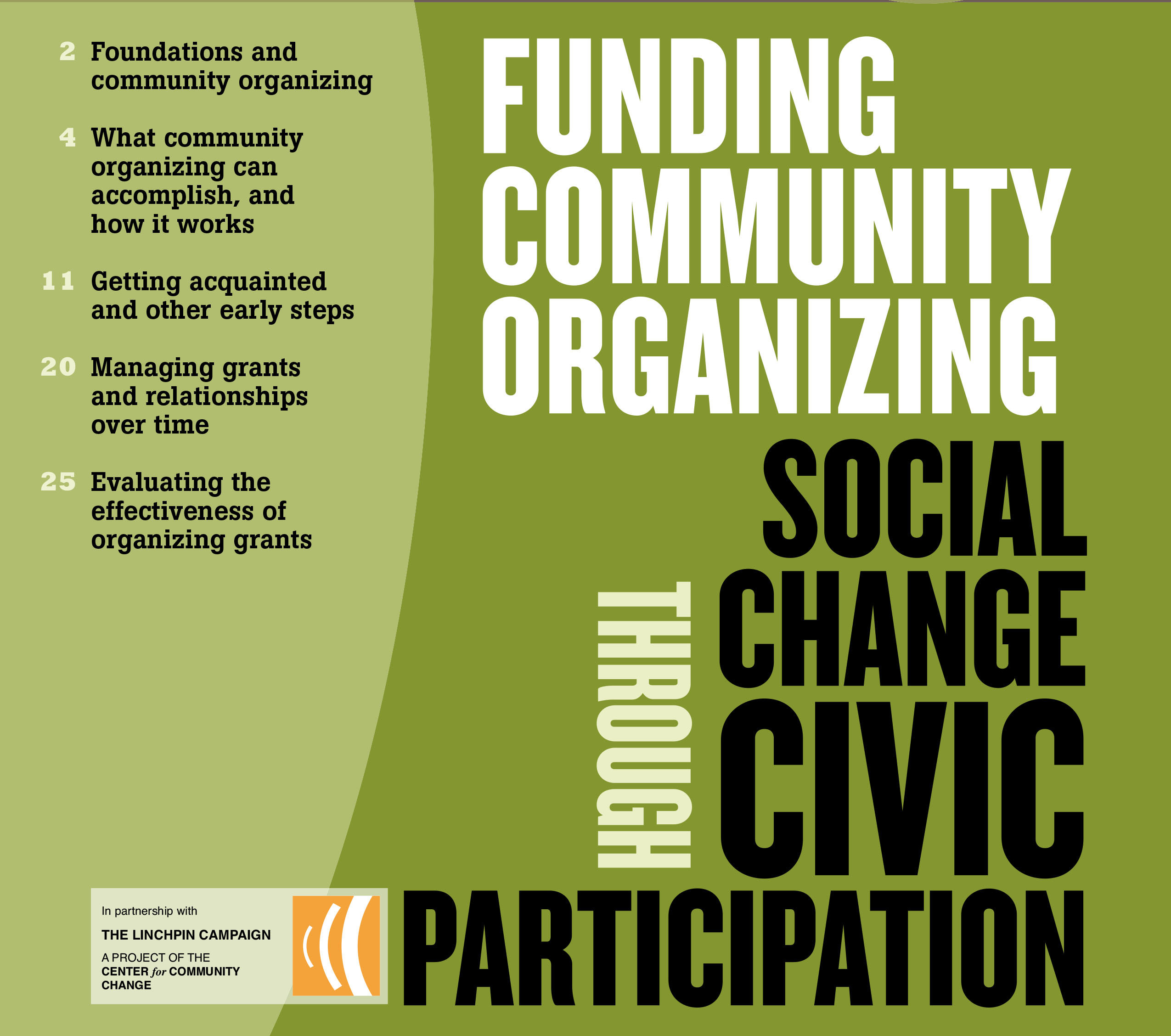 Funding Community Organizing