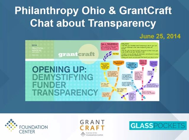 Opening Up: Demystifying Funder Transparency